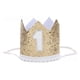 thumbnail image 3 of Decoración de fiesta de cumpleaños infantil, cumpleaños de un año, decoración de fiesta con corona, sombrero, diseño del lugar, 3 of 4