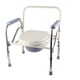 thumbnail image 2 of Silla con orinal Silla con orinal junto a la cama Silla con orinal junto a la cama Silla con orinal plegable de acero inoxidable de altura ajustable para inodoro para ducha Inodoro ANGGREK Otros, 2 of 8