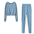 thumbnail image 1 of Babysbule Ensemble Automne pour Femmes, Sweat à Capuche et Pantalon, Survêtement de Sport, 1 of 3