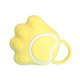thumbnail image 1 of Cepillo de ducha Fregadora Dispensador de cuero cabelludo Cepillo de baño Masajeador de lavado de cabello de silicona plástica, Amarillo Jumpingount HA005163-01, 1 of 6