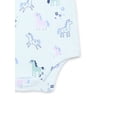 thumbnail image 3 of Garanimals Baby Girl Lap Shoulder Print Bodysuit with Long Sleeves, Sizes 0-24 Months, 3 of 3
