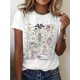 thumbnail image 1 of Women'S Yoga Meditation Graphic T-Shirt - Spiritual Affirmation Relaxation Design, Casual Crew Neck Short Sleeve Top for Spring & Summer, Colorful Faith-Inspired Print, Yoga Clothing, 1 of 6