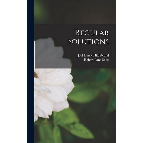 Regular Solutions, (Hardcover)