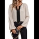 thumbnail image 2 of Blusas Elegantes e Informales para Mujer, con Cuello en V y Bloques de Color, para el Trabajo, de Larga, Ropa de Moda para Otoño Albaricoque S, 2 of 9