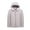 Gray, variant on Hueook Mens Winter Coats with Hood Clearance Long Sleeve Fall Winter Warm Puffer Jacket with Pockets Fashion Printed Long Cardigan Tops