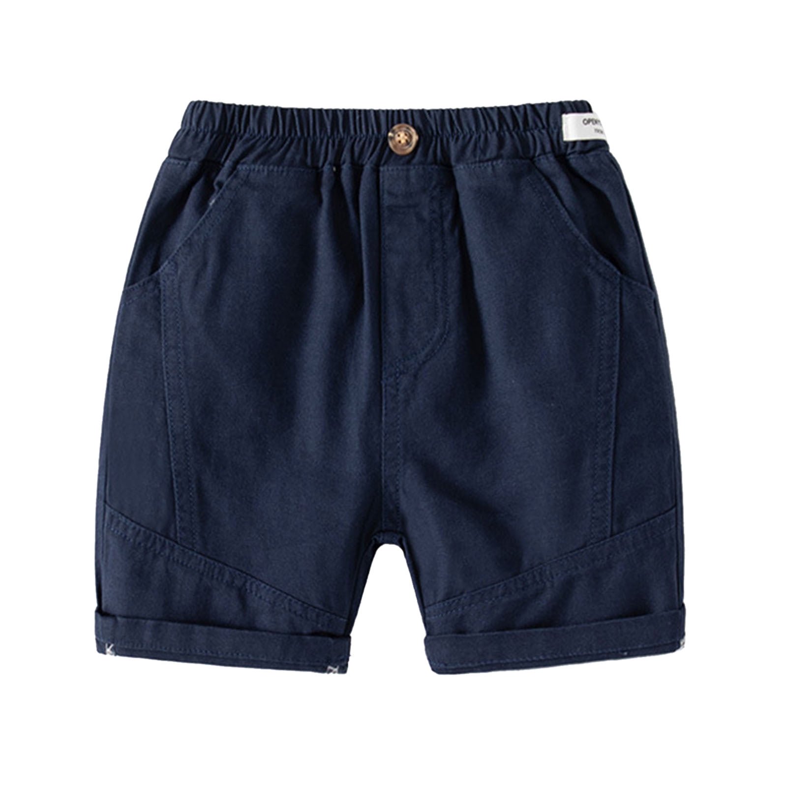 KVPLBQFD Elastic Waist Casual Shorts for Baby Boys Breathable Slim Fit Shorts Kids Soft Comfortable Thin Shorts Toddler Loose Retro Style Summer Clothes