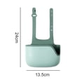 thumbnail image 2 of Soporte para esponja para fregadero de cocina, organizador colgante para grifo de fregadero, esponja, cepillo, jabón y toalla, 2 of 5