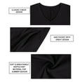thumbnail image 6 of CASSIE LIZ Women's Plus Size Dress 4X Pocket V Neck Maxi T Shirt Dress Casual Black Short Sleeve Sundress Loose Fit Spring Summer Dress 4XL 24W 26W, 6 of 7