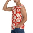 thumbnail image 3 of Goofa Tomatoes Printed Men's Sleeveless T-Shirt - Athletic Gym Workout Tank Top for Men - Moisture-Wicking, UPF 30+ Quick-Dry Muscle Tee-X-Large, 3 of 8
