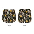thumbnail image 3 of Salouo Owls And Plants Print Women's 2 in 1 Running Shorts Double-Layer Shorts Athletic Workout Gym Yoga Shorts Running Shorts for Women-Large, 3 of 7