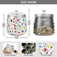 thumbnail image 2 of Yayeee Ashtray with Lid for Cigarette Smokeless Stainless Steel Home Ash Holder, Colorful Triangles, 2 of 7