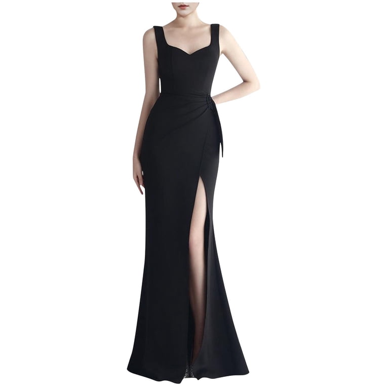 chinese dress ladies Honor Gold Alice Navy One Shouldered Fishtail Maxi dress main image 1