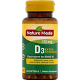Nature Made Extra Strength Vitamin D3 5000 IU (125 mcg) Softgels, 180