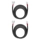 thumbnail image 1 of Cable extensor de arnés de cableado de extensión de 2 piezas para reparación de motocicletas de automóviles, 1 of 9