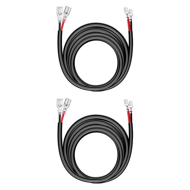 Cable extensor de arnés de cableado de extensión de 2 piezas para reparación de motocicletas de automóviles