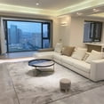 thumbnail image 1 of Modern Abstract Area Rug, Non-Shedding Living Room Bedroom Dining Home Office Crystal Velvet Carpet, 4' x 6', White / Gray, 1 of 3