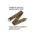 thumbnail image 4 of INSPIRE CHIC Ladies Waist Belts Soft Dress Belts for Dress Belt Round Buckle Vintage Leopard, 4 of 5