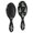 Black Christmas Tree, variant on Blue Christmas Snowflake Pattern Hair Brush,Girls Detangling Hair Brush,Glide Through Tangles with Ease for Wet & Dry Hair,8.8"X2.8"
