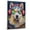 Alaskan Malamute, variant on Barbet Dog Canvas Art With Headphones Graffiti Art Abstract Canvas Paintings Prints Animal Canvas Wall Art for Wall Decor and Home decorations Office Decor