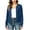 Navy, variant on APEXFWDT Womens Zip Up Sweatshirts Jackets Long Sleeve Stand Collar Hoodless Outerwear Casual Coat Lightweight with Thumb Hole & Pockets,L,Army Green