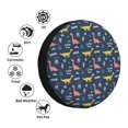 thumbnail image 5 of Rv Spare Tire Cover 15 inch - cute little Dinosaur Tire Covers for Trailers, Adjustable Camper Spare Tire Cover, 5 of 7
