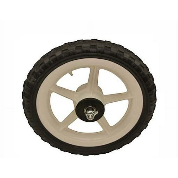 12" Plastic 5-Spoke Front Wheel. Bicycle wheel, bike wheel, bike part, bicycle part