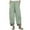 A-Green59, variant on Women Pants Casual Beach Trousers Cotton Linen Vintage Elastic Waist Loose Wide Leg Pants Oversized Boho Pants