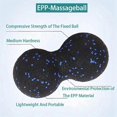 thumbnail image 5 of 3PCS Yoga Roller Massage Peanut Ball Set for Deep Tissue Stretching-D, 5 of 5