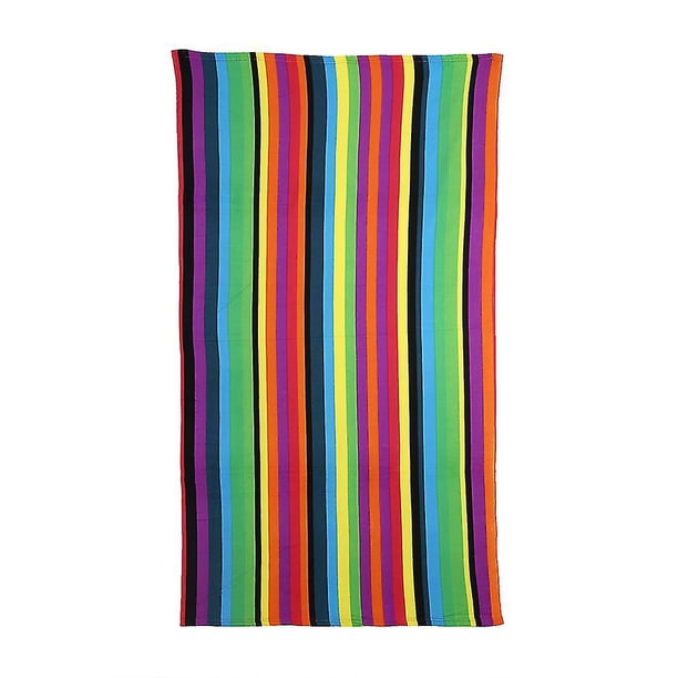Lightweight and colorful microfiber bath and beach towel, 100 x 180 cm, absorbent and quick-drying