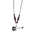 thumbnail image 1 of Niche Beaded Collarbone Chain Temperament Simple Cold Wind Necklace Flame Guitar Five-pointed Star Stitching Chain, 1 of 4