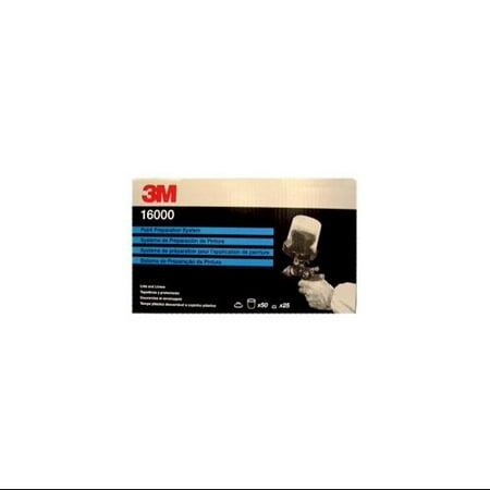 3M PPS Paint Spray Gun Cup Lids and Liners Kit, Clear, Standard, 22 oz, 200-micron Filter, Use w/ Paint Gun for Cars, Furniture, Home, 50 Disposable Lids and Liners, 20 Sealing Plugs