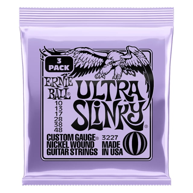 Cuerdas para guitarra eléctrica Ernie Ball Ultra Slinky calibre 10-48