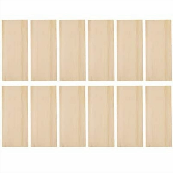 12â€ Pine Craft Wood by Make Market - Unfinished Wood Plank for Projects - Decoration - Arts & Crafts - Bulk 12 Pack