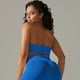 thumbnail image 1 of Ropa de yoga de cuatro piezas con alta elasticidad y espalda de belleza de color sólido, sujetador deportivo para correr, pantalones de yoga y fitness para mujer, 1 of 6