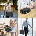 thumbnail image 3 of ASTILAZO Fireproof Document Box with Lock, Hard Shell File Organizer Lock Case Waterproof Portable Fire Safe Storage Bag for Important Documents,Lapt, 3 of 8