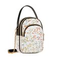 thumbnail image 7 of FORMRS Crossbody Bag for Women Quilted Travel Shoulder Cell Phone Purse with Chain Strap Handbag, Small Floral Pattern, 7 of 7