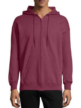 Hanes Men's and Big Men's Ultimate Cotton Heavyweight Fleece Full Zip Hood, up to Size 3XL