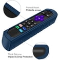 thumbnail image 6 of CaseBot Honey Comb Anti-Slip Shockproof Silicone Case Cover for for Roku Ultra 4K 4800R (2020)/ 4670 (2019)/ 4661 (2018)/ 4660 (2017), Roku 1/2/3/4 Remote Controller,Cyan Blue, 6 of 7