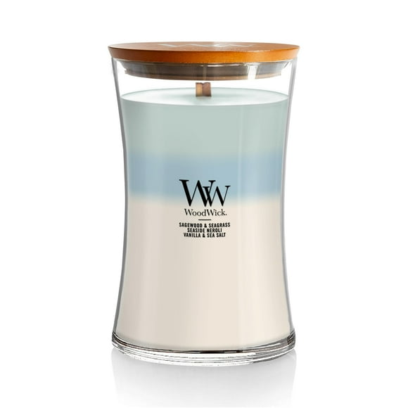 Candle WoodWick Oceanic Scented Trilogy, tamaño grande, 620 ml