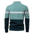 thumbnail image 3 of Ccpelsie Chandail à Col Roulé Décontracté pour Homme, Léger, Chaud, Élastique, pour Hommes, Automne Hiver, Tenue Mode (Vert, P), 3 of 9