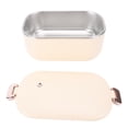 thumbnail image 1 of Electric Lunch Box Food Heater, Stainless Steel 1L Capacity Heating Lunch Box Portable Lunch Warmer Food Warmer Heater for Office, 1 of 7