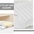 thumbnail image 6 of Masteelf 4Pcs Clear Stackable Desk Organizer Plastic Letter Trays Rectangular Paper Holder for Office Desktop White, 6 of 6