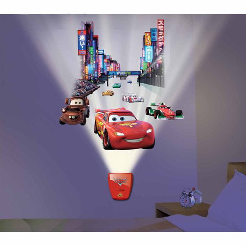 Wild Walls Lightning Speed Grand Prix Disney Cars lightning McQueen Light+Sound 