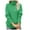 Green, variant on AOOCHASLIY 2023 Womens Sweater Fashion Women Solid Long Sleeve Pullove Turtleneck-Neck Casual Sweater Tops