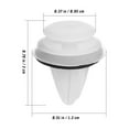 thumbnail image 2 of Miangastore 100 Pcs Door Panel Door Clips Clips Car Door Panel Clips Car Panel Clips Door Trim Panel Retainer Clip Car Accessories, 2 of 8