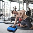 thumbnail image 4 of ELAYARD Adjustable Blue Fitness Stepper for Aerobic Exercise and Cardiovascular Training, 4 of 7