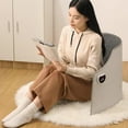 thumbnail image 3 of Under Desk Leg Warmer for Office, Under Desk Heater, Portable Folding Electric Heating Foot Warmer, 360° Fully Enclosed Heating, 5-Speed Adjustment, 5 Seconds Quick Heating (Pink), 3 of 9