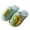 Light Green, variant on WUANDIXFA Boys Dinosaur Slippers Girls Cute Warm Plush House Slippers Winter Indoor Fuzzy Slides Soft Furry Bedroom Shoes (Yellow, 11)