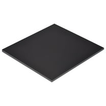 Black ABS Plastic Sheet 10x10x0.24inch for Building Model, DIY Crafts, Panel