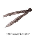thumbnail image 4 of Unique Bargains 1 Pc Scarf Zebra Stripes Rose Neck Scarf Brown, 4 of 5